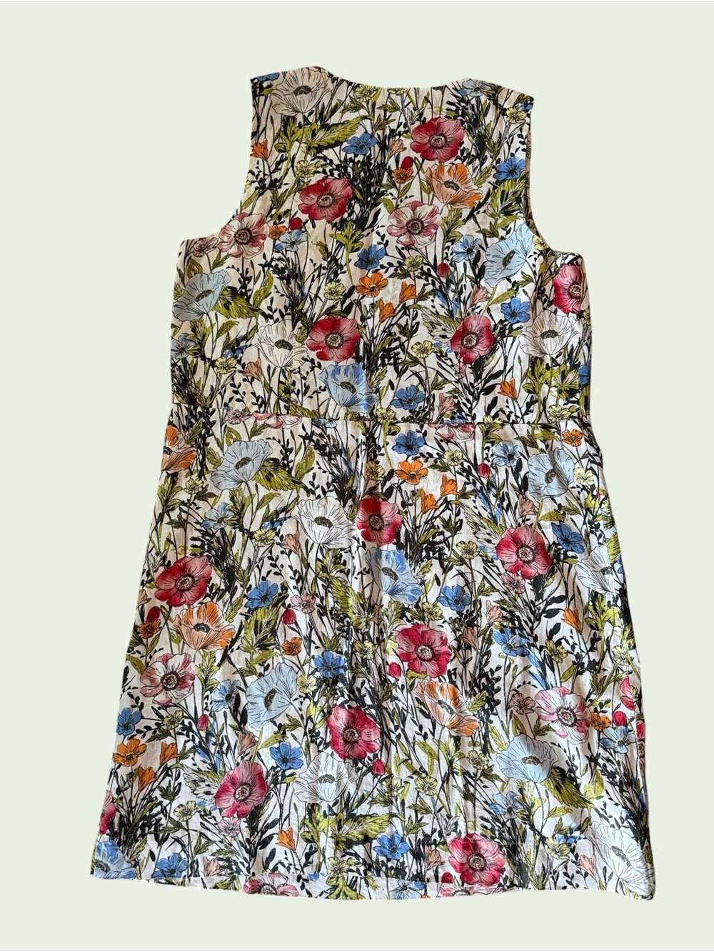 J. Jill “Love Linen” Sleeveless Floral Shift Classic! - Picture 7 of 11